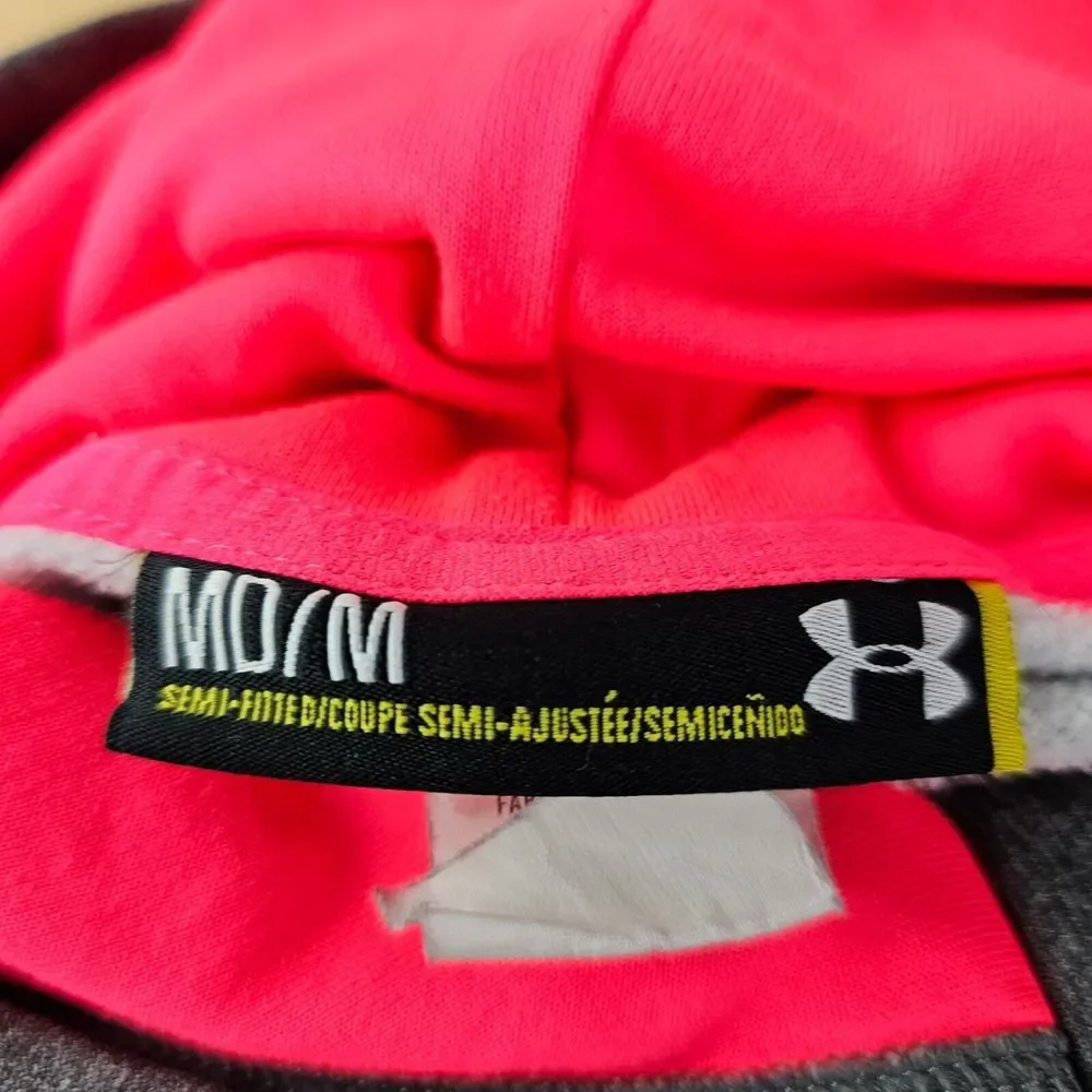 Under Armour Sweater Boys M 8-10 Gray Pullover‎ Hoodie Sweatshirt Youth/Kids